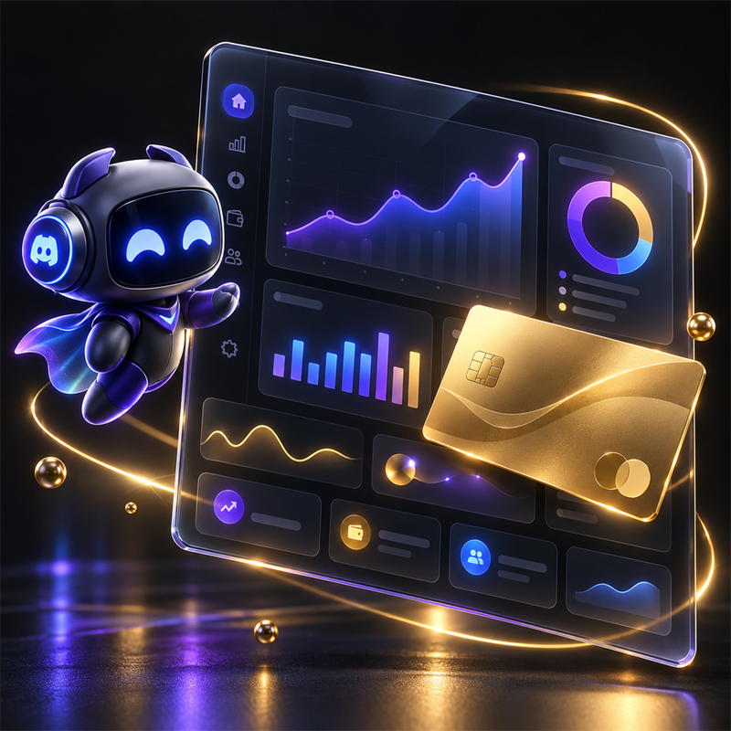 DISCORD ECONOMY BOT + WEB MANAGEMENT DASHBOARD